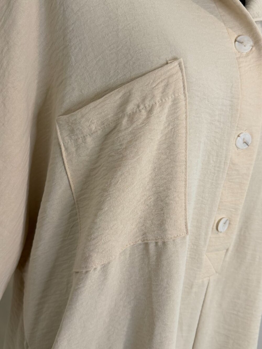 BUCKET LIST Cream Loose Fit Romper - Picture 7 of 10